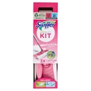 Swiffer Dry+Wet Kit Scopa +8 Panni Cattura Polvere +3 Panni Lavapavimenti Wet limited edition